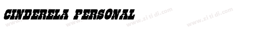 cinderela Personal字体转换